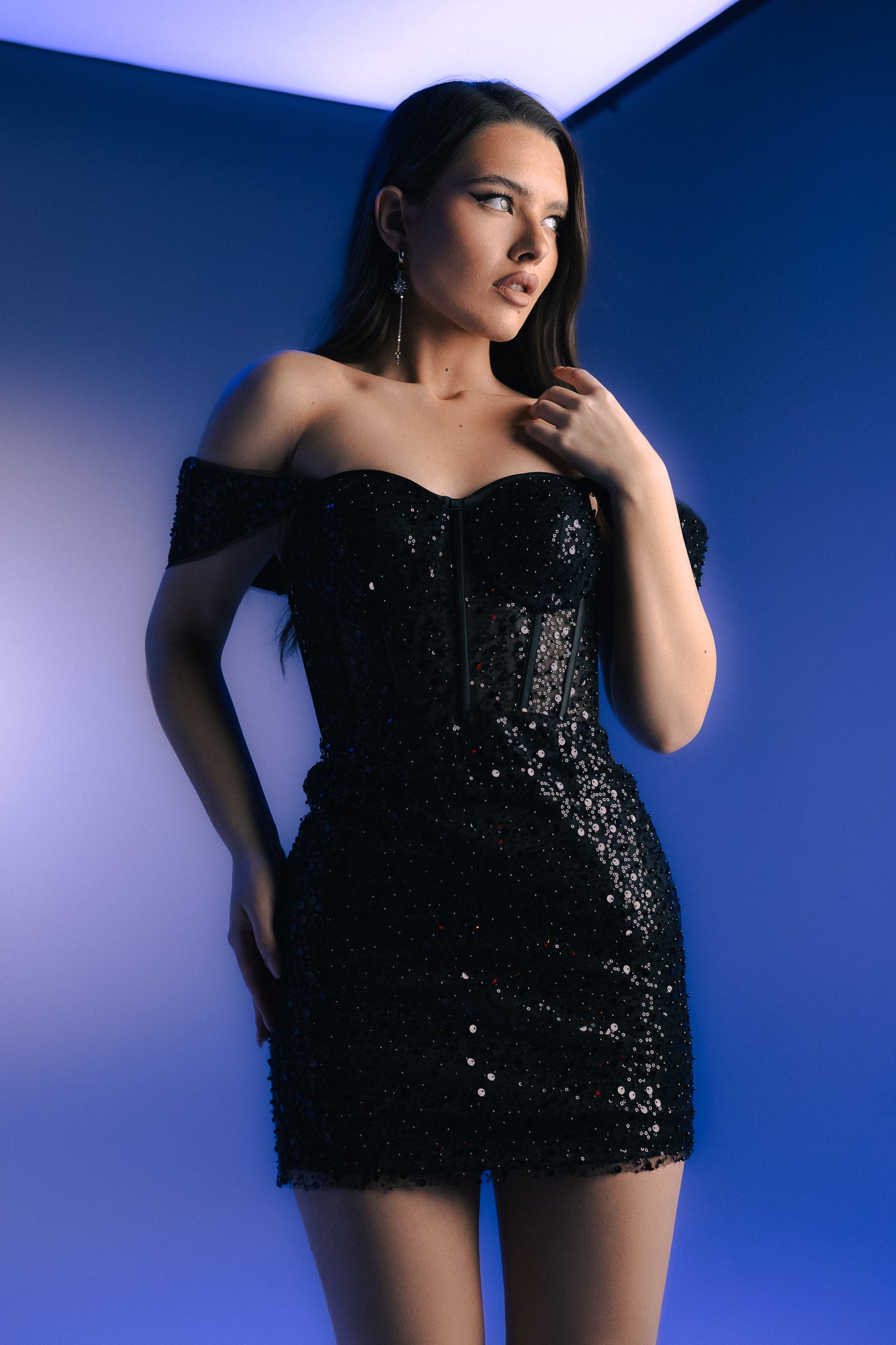 NERA Sequin Mini Dress