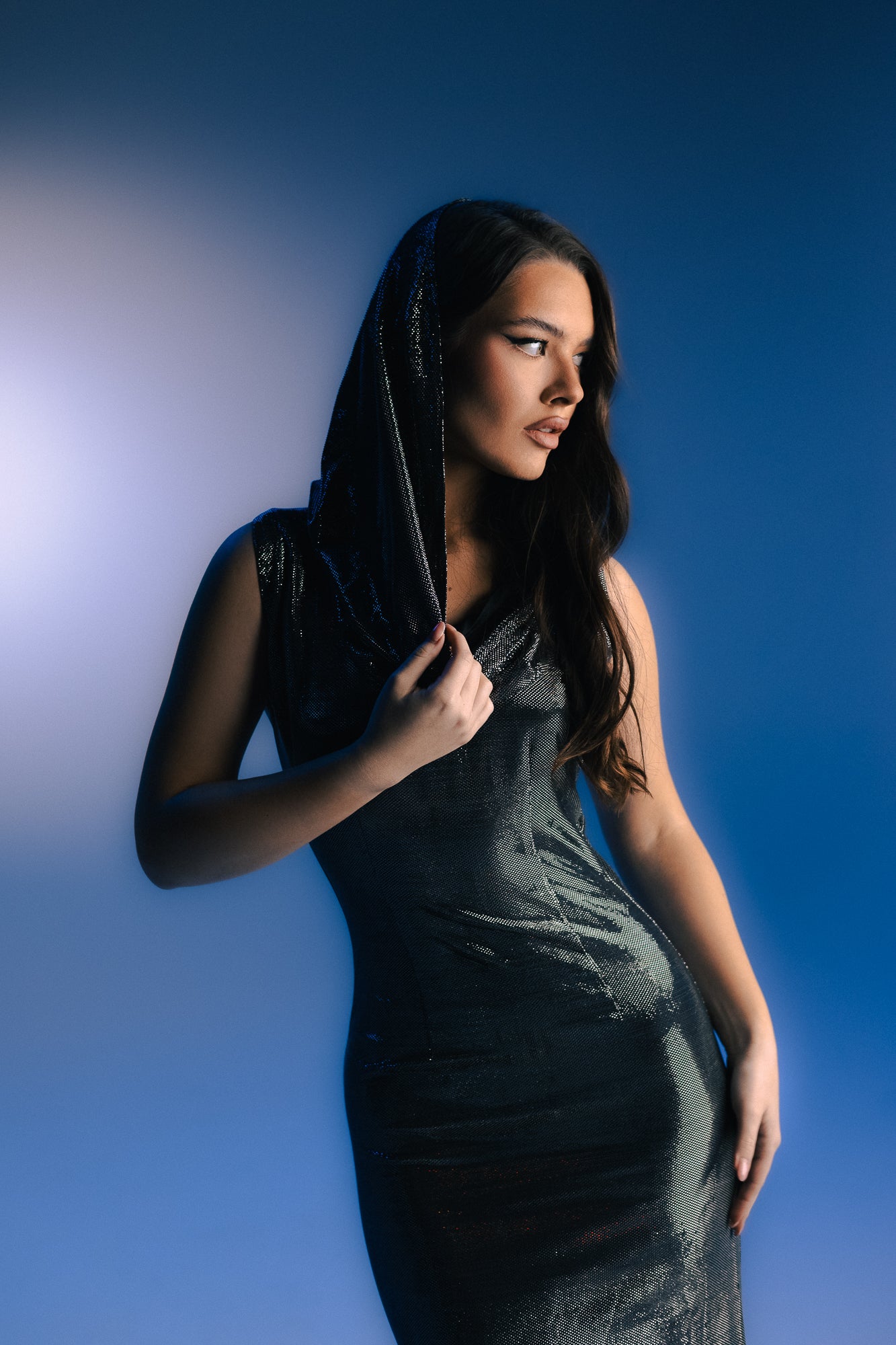 MEDUSA Metallic Maxi Dress