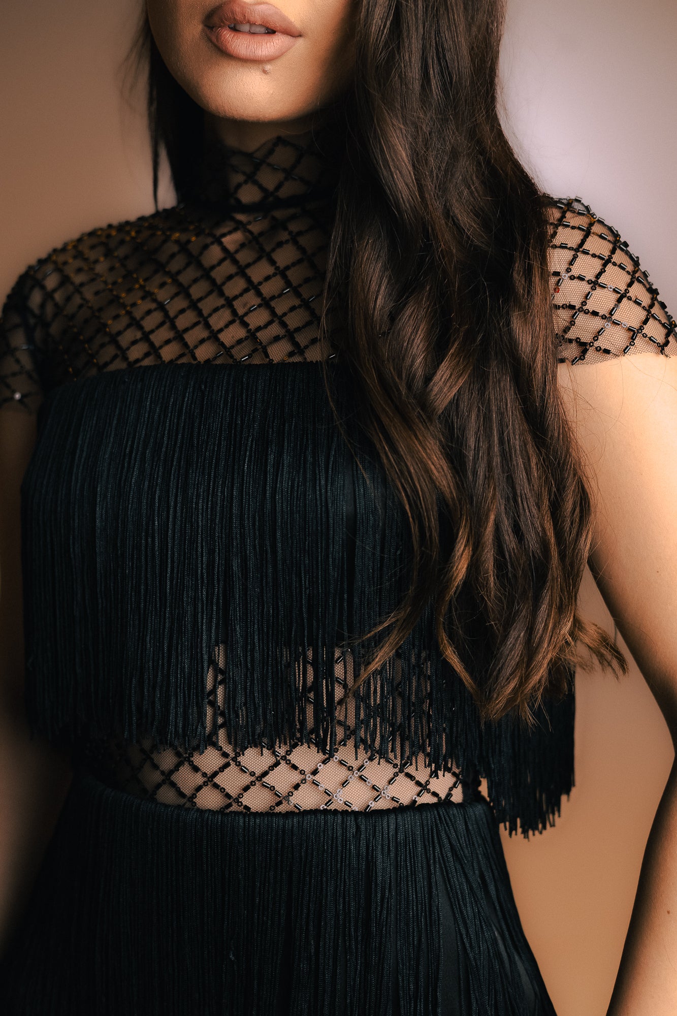 ALLEGRA Tassel Mini Dress