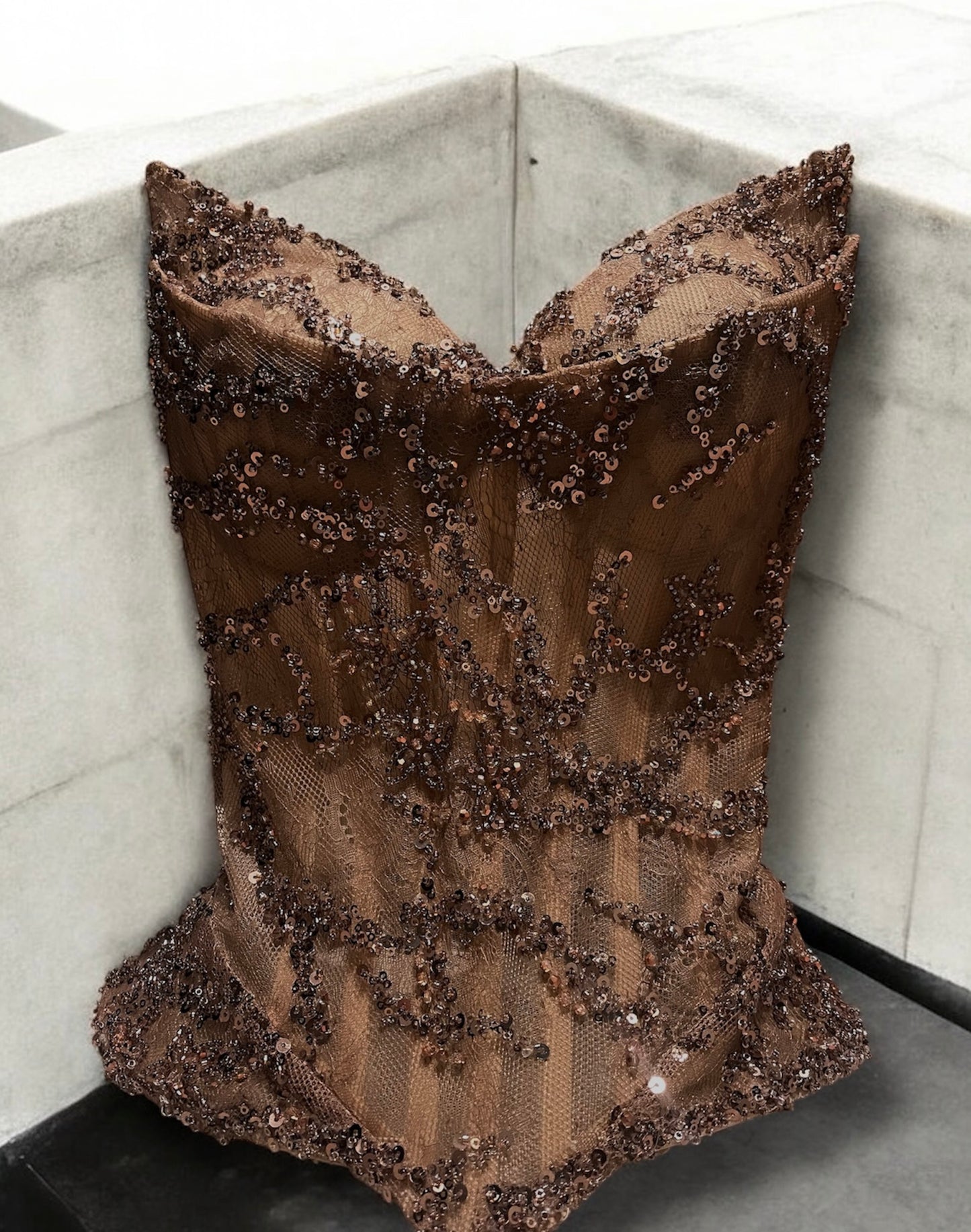 Noir Étoile French Lace Corset