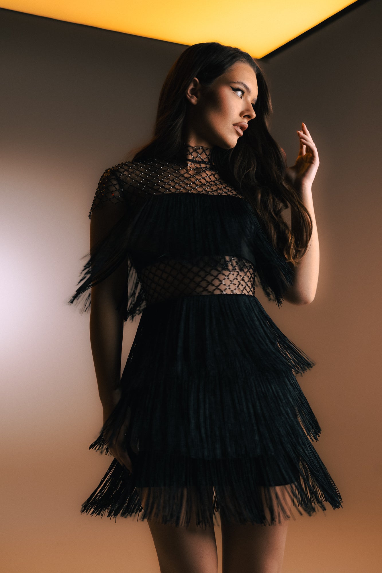 ALLEGRA Tassel Mini Dress